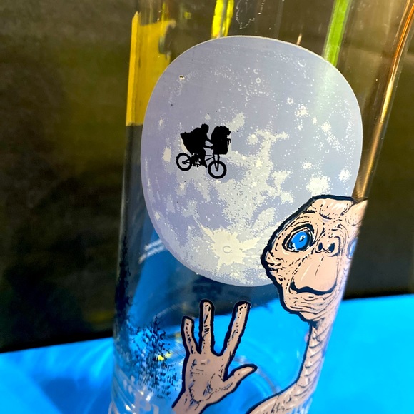 E.T. EXTRA TERRESTRIAL 1982 UNIVERSAL STUDIOS PIZZA HUT COLLECTOR SERIES GLASS - Picture 6 of 8